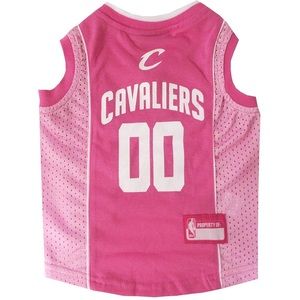 Cleveland Cavaliers NBA Dog Pink Jersey